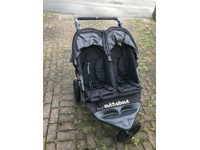out and about double buggy second hand